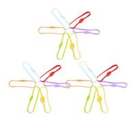 IWOWHERO 18pcs Silicone Drink Markers for Wine Glasses and Bottles Stretchable Identification Bands in Colors Reusable Party Cup Tags for Indoor and Outdoor Gatherings