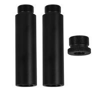 IWOWHERO 1Set Mic Stand Extension Kit with Adapter to Thread Durable Microphone Extension Tube for Live Streaming Recording and Singing Easy Installation and Chic Design