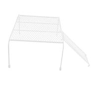 IWOWHERO 1Set Rutin Chicken Landscape Platform with Ladder Durable Chicken Coop Feeding and Roosting Rack for Active Pet Chickens Easy to and Maintain