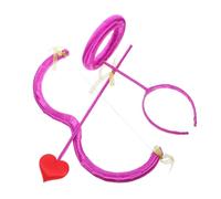 IWOWHERO 1set Valentine Cupid Costume Headband Cupid Bow Arrow Cute Party Accessory for Women for Cosplay Stage Performance Valentine Day Celebrations