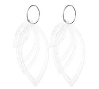 IWOWHERO 2 Sets Acrylic Quilting Templates Leaf Design, Professional Sewing Pattern Plates for Patchwork and Craft Stitching, Easy Maintenance Acrylic Sewing Templates for Beginners