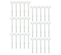 IWOWHERO 200pcs Nail Polish Brush Easy to Install Nylon Manicure Tool Long round Brush for Precise Nail Art Application and Improved Work Efficiency