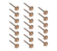 IWOWHERO 20pcs Copper Fixing Nail Hemisphere Nail Head Furniture Decorative High Hardness Not Easy to Fade Creative Simple Style for Carpentry Decoration and Handmade Tables
