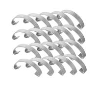 IWOWHERO 20pcs Durable Metal Spring Clips for Poultry Cage Door Latches Reusable and Easy to Install Chicken Cage Hooks Versatile Steel Fasteners for Secure Chicken