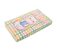 IWOWHERO 20pcs Easter Paper Napkins Charming Watercolor Bunny Absorbent Reusable Napkins for Holiday Celebrations Tableware for Easter Parties and Gatherings
