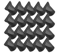 IWOWHERO 20pcs Hair Dryer Nozzle Attachment Narrow Flat Concentrator for Curly and Straight Hair Styling Fit for Hairdryers Fast Even Drying Heat Damage Reduction for Home and Salon Use