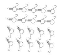 IWOWHERO 20pcs Pet Cage Spring Latches Heavy Duty Spring Hook Accessories for Dogs Kittens and Quick Installation for Home and Outdoor Use