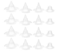 IWOWHERO 20PCS Plastic Flower Pot Hole Mesh Pads Drainage Screens Plant Netting for Pots Planter Inserts Hydrophobic Design Suitable for Orchid and Bonsai