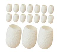 IWOWHERO 20pcs Silk Face Cleansing Balls Beauty Cleaner for Facial Care and Dead Skin Removal