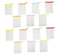IWOWHERO 20pcs Soap Foaming Pouches Soap Cleaning Net for Exfoliating and Bubble Creation for Shower and Bath Use for Storing