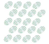 IWOWHERO 20Pcs Transparent Protective Foot Pads for Women High Heels Breathable PE Material Heel Stickers with Strong Adhesion Sweat-Absorbent Wear-Resistant Rear Cushions for Skin