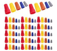 IWOWHERO 220Pcs Spring Insert Wire Caps Electrical Screw Terminal Connectors Quick Wiring Terminal Wire Connector Set for Electricians and Home Electrical Cable Connections