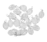 IWOWHERO 24pcs Metal Bible Pendants DIY Crafting Charms for Jewelry Making Religious Accessories with Fine Texture and Bright Color Multipurpose DIY Pendant for Beading Projects