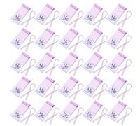 IWOWHERO 28Pcs Lavender Sachet Bags Empty Drawstring Pouches Linen Mesh Small Lavender Pouches for Closets Wardrobe Aromatherapy Storage Bags