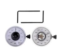 IWOWHERO 2pcs Adjustable Digital Torque Wrench with Angle Lightweight Ratchet Spanner for Automotive and Motorcycle Dual Function Torque and Rotation Gauge for Precise Measurement