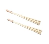 IWOWHERO 2PCS Bamboo Wood Massage Sticks for Neck Back Shoulder and Leg Muscle Relief Gentle Manual Tapping Therapy Tools for Lumbar Discomfort and Full Body Relaxation Portable for Home