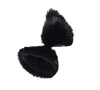 IWOWHERO 2pcs Black Cat Ear Hair Clips for Party Cosplay Chic Ear Headdress Hairpin Accessories for Cute Themed Costume Props and Ideas