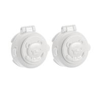 IWOWHERO 2pcs Boy Girl Safety Button Lock Cover Car Washer Machine Start Button Protection Prevents Accidental Pressing for Lock Safety Protection