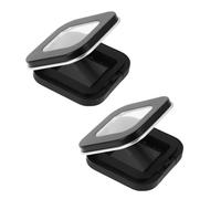 IWOWHERO 2pcs Cosmetic Storage Case Sweet Makeup Holder Mini Eyeshadow Box Travel Toiletries Magnetic Empty Eyeshadow Replacement