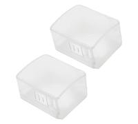 IWOWHERO 2pcs Door Knob Safety Cover Child Proof Lock Cover for Kitchen and Storeroom with Easy Installation and Abs Material to Prevent Accidental Locking