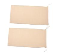 IWOWHERO 2pcs Drawstring Bread Storage Bags Cotton Pouches Lightweight Reusable Food Storage for Homemade Bread Candy Organizer Party Favor Bags
