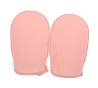 IWOWHERO 2pcs Dual-sided Exfoliating Glove for Shower Gentle Skin Scrubber Mitt for Men and Women Deep Cleaning Bathing Tool for Comprehensive Skin Care and Dead Removal