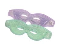 IWOWHERO 2Pcs Eye Cooling Mask PVC Soft Skin-friendly Sleep Eye Pads for Dark Circles Puffiness Relief and Fatigue Reusable Comfortable Ice Patches