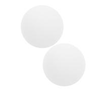 IWOWHERO 2pcs Frosted Glass Globe Lamp Shade for Pendant Lights Milky White Spherical Thread Lampshades Elegant Opal Sphere Covers for Modern Nordic Ceiling Fixtures
