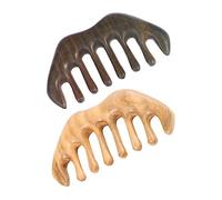 IWOWHERO 2pcs Green Acupuncture Massage Combs for Scalp Relaxation and Circulation Lightweight Handheld Massagers for Home Use for and Fatigue Management