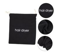 IWOWHERO 2Pcs Hair Blower Pouch Drawstring Bags Canvas Storage for Hair Dryers Multifunctional Dustproof Organizer for Travel Home and Outdoor Use Space-Saving Design