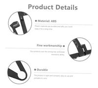 IWOWHERO 2pcs Handheld Fat Measurer Body Fat Caliper Tape Measure with Black Centimeter Scale Portable Compact Accurate Skinfold Measurement Tool for Weight Management