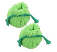 IWOWHERO 2Pcs Herbal Spa Massage Balls Hot Compress Relief Moxibustion Therapy Compact Portable Health Balls for Body Acupressure and Relaxation Suitable for Home Office Travel