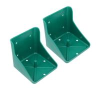 IWOWHERO 2Pcs Horse Salt Licking Rack Durable Mineral Feeder for Cattle Sheep and Horses Convenient Salt Brick Holder for Livestock Nutrition and Feeding Needs