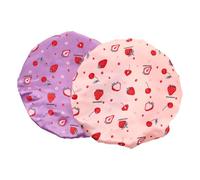 IWOWHERO 2pcs Increase Waterproof Shower Cap Bathing Shampoo Caps Shower Hat Women Waterproof Women's Large Tomorrow