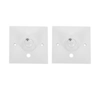 IWOWHERO 2pcs Infrared Wall Mount Bracket, 180 Rotatable Security Mount 86-Type for Door Alarm Sensors, Bracket for Home Living Rooms, Garages, and Events