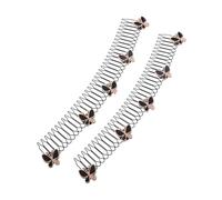 IWOWHERO 2pcs Invisible Hair Comb Clip Holder Hair Accessories for Women Elastic Comb