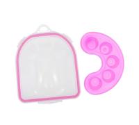 IWOWHERO 2pcs Manicure Hand Soak Bowl Dip Nail Soaking Bowl Wipes Sponge Cuticle Remover Push Water Container Foil Removal Nail Glue and Remover Charms Steam off Gel Nail Remover Machine Pp