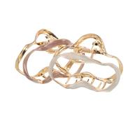 IWOWHERO 2pcs Metal Cloud Hair Claw Clips Cute Funky Hair Accessories for Half-up Styles