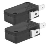 IWOWHERO 2Pcs Microwave Door Switch Replacement Micro Momentary Switch Normally Open for Microwave Ovens Rice Cookers Fridge Doors Enhanced Safety Reliable