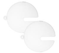 IWOWHERO 2pcs Mixing Bowl Splatter Guard Covers Anti-Splash Whisk Lids for Egg Beating Dough Kneading Kitchen Splash Guard