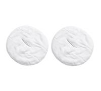 IWOWHERO 2pcs Moisturizing Face Towels for Hot Or Cold Therapy Made of Soft Coral Fleece, Comfortable to Wear, for Home and School Use