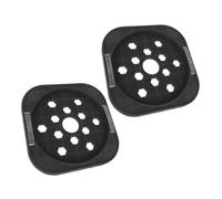 IWOWHERO 2pcs Movable Gas Tank Base Plate with Wheels Round Gas Tank Holder Tray for Kitchen Floor Protection and Easy Propane Cylinder Transport