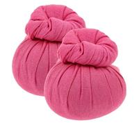 IWOWHERO 2pcs Moxa Heating Pads with Pure Chinese Herbal Moxa Balls Soft Comfortable Compress Bags for Thai Spa Massage Heat Therapy for Muscle Relaxation and Relief