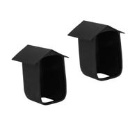 IWOWHERO 2pcs Outdoor Camera Cover for Rainproof Silicone Protective Housing Shockproof Security Monitor Shield Easy Install Weather-resistant Casing