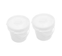 IWOWHERO 2pcs Plastic Wipes Container with Lid and Handle Portable Wipe Holder Bucket for Home Car Office Travel Large Capacity Nonirritating Safe Material for S Sensitive Skin