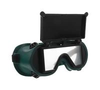 IWOWHERO 2pcs Protective Welding Glasses with Fully Enclosed Structure Impact Resistant Plastic Eyewear for Welding Lab and Chemistry Work Anti-splash Goggles Blocking Rays