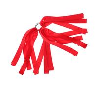 IWOWHERO 2pcs Red Silk Satin Bow Hair Ties for Women and Adorable Ribbon Bow Ponytail Holders Versatile Cute Hair Scrunchies for Single Double Ponytails Fashionable Accessories