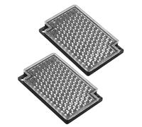 IWOWHERO 2pcs Retroreflective Panel Board High-performance Reflective Tools for Photoelectric Beam Sensors Industrial Automation Accessory Weather-resistant Enhanced Night Visibility