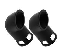 IWOWHERO 2pcs Silicone Steam Release Diverter for 8qt Pressure Cooker, Heat-Resistant Cooker Pressure Accessory, Kitchen Steam Vent Protector for Cabinets and Cupboards