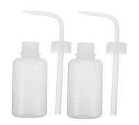 IWOWHERO 2pcs Squeeze Bottles with Narrow Mouth for Precise Watering Eyelash Extension Rinse Tattoo Cleaning Laboratory Use Portable and Controlled Dispensing